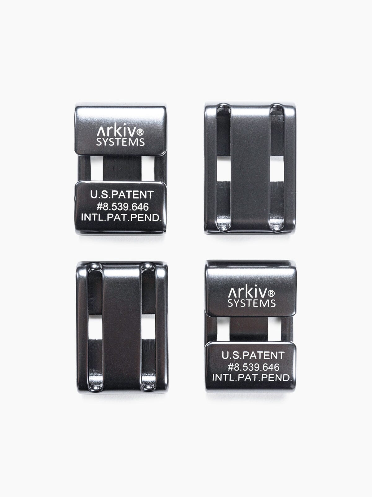 Arkiv® Four-Piece Clip Set by Mission Workshop - Säänkestävät laukut ja tekniset vaatteet - San Francisco & Los Angeles - Rakennettu kestämään - ikuinen takuu