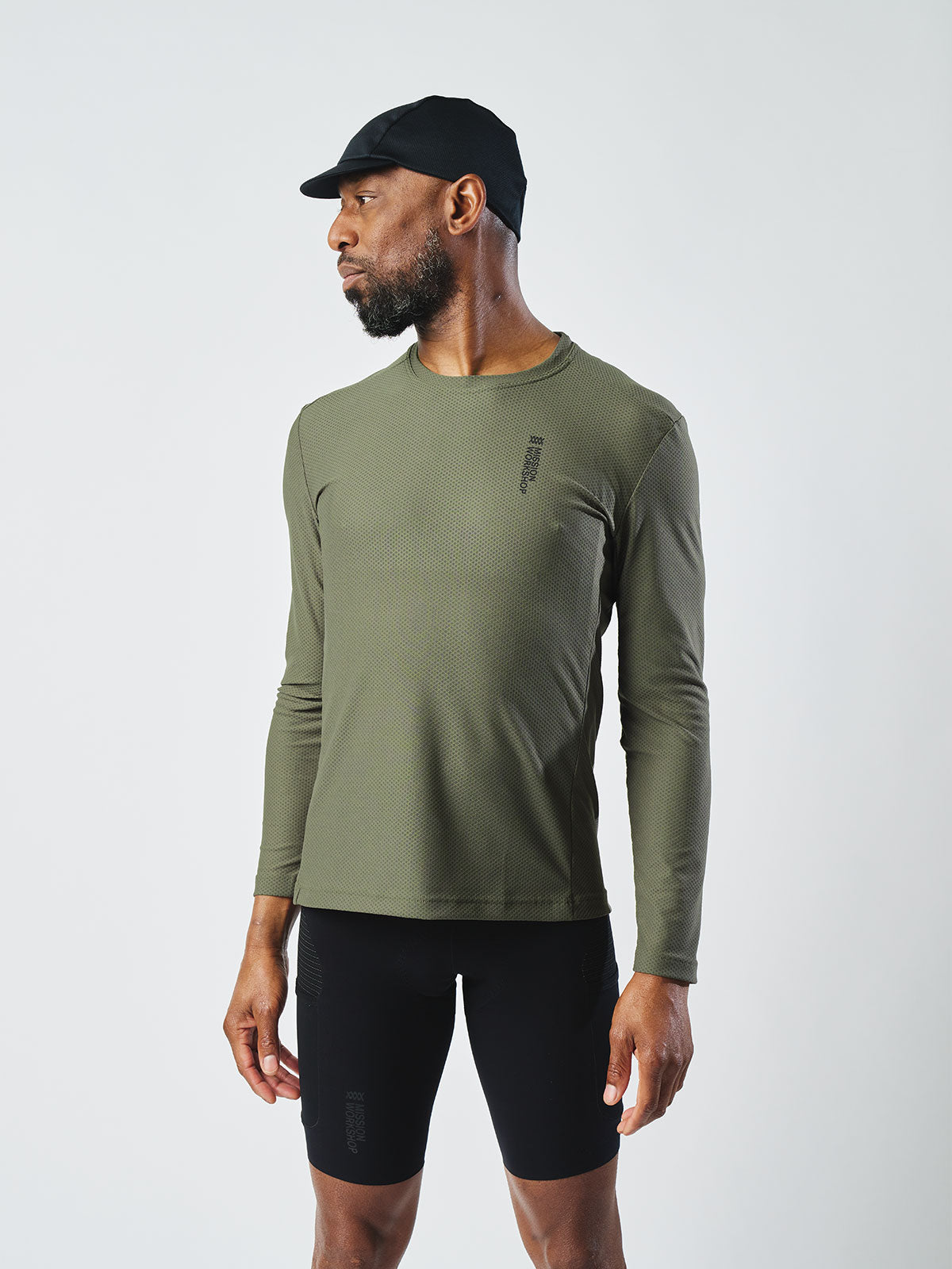 Mission Pro Tech Tee : LS Men's by Mission Workshop - Säänkestävät laukut & Tekniset vaatteet - San Francisco & Los Angeles - Kestää - ikuisesti taattu